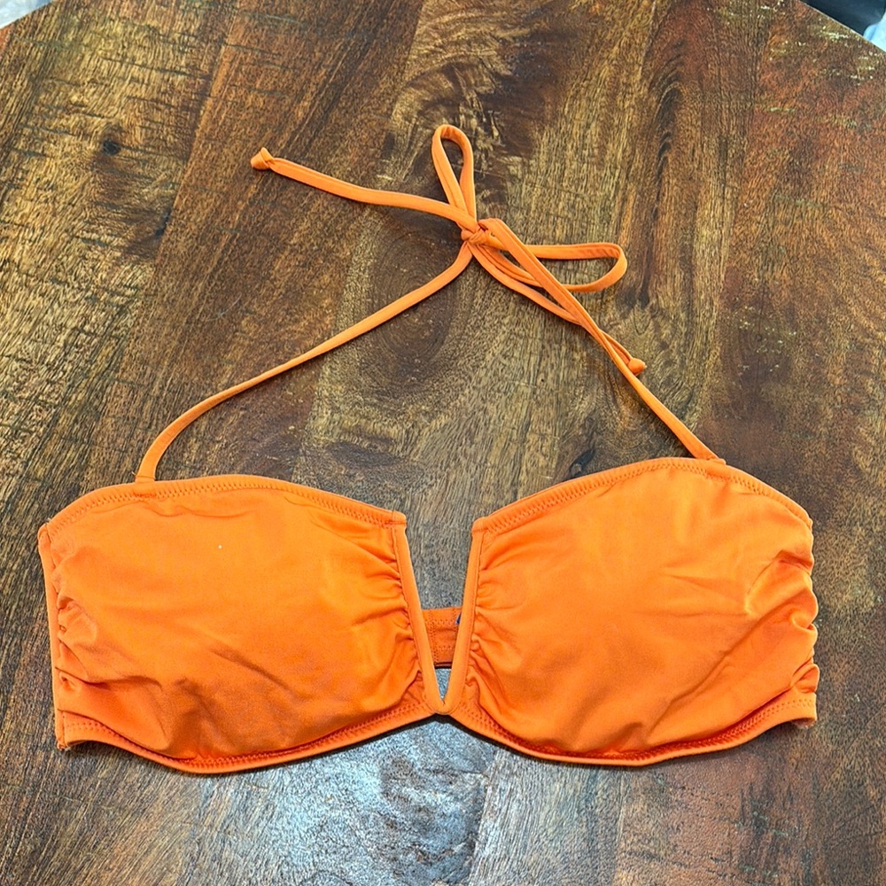NWT H&M Bandeau Orange Bikini Top